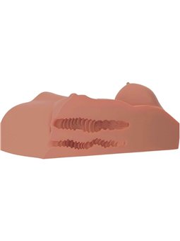 Pdx Plus - Female Masturbator Torso Double Entry Caramel