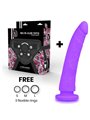 Delta Club - Toys Harness + Dong Purple Silicone 23 X 4.5 CM