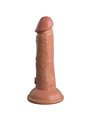 King Cock Elite - Dildo Realistico in Silicone 15,2 CM Caramello