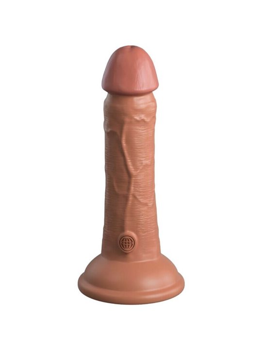 King Cock - Elite Realistic Silicone Dildo 15.2 CM Caramel
