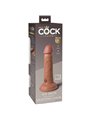 King Cock - Elite Realistic Silicone Dildo 15.2 CM Caramel