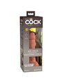 King Cock - Elite Realistic Silicone Dildo 15.2 CM Caramel