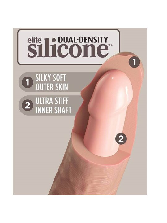 King Cock Elite - Dildo Realistico in Silicone 15,2 CM