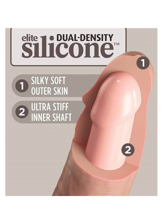 King Cock - Elite Realistic Silicone Dildo 17.8 CM