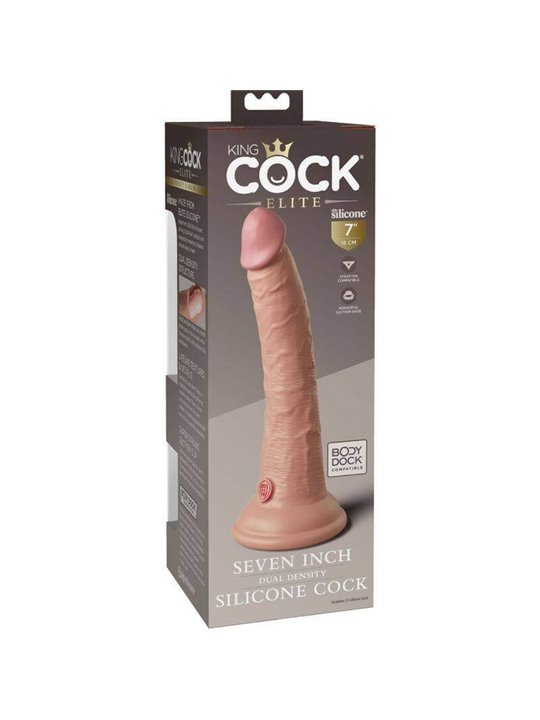 King Cock - Elite Realistic Silicone Dildo 17.8 CM