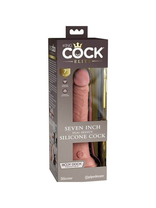King Cock - Elite Realistic Silicone Dildo 17.8 CM