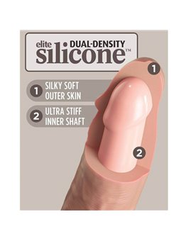 King Cock Elite - Dildo Realistico Vibrante 15.2 CM