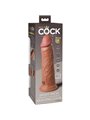 King Cock - Elite Realistic Dildo Vibrating & Silicone 20.3 CM Caramel