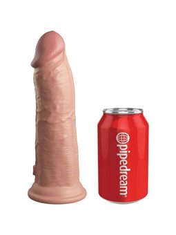 King Cock - Elite Realistic Dildo Vibrating & Silicone 20.3 CM