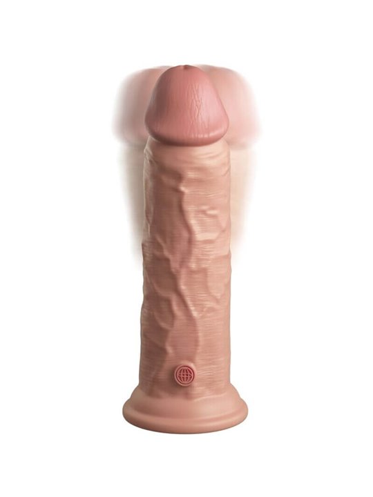 King Cock - Elite Realistic Dildo Vibrating & Silicone 20.3 CM