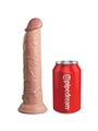 Pipedream King Cock - Vibratore Pene Silicone 24,8 Cm a Doppia Densità