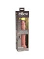 Pipedream King Cock - Vibratore Pene Silicone 24,8 Cm a Doppia Densità