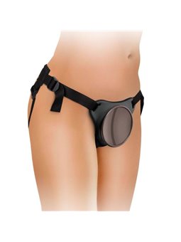 King Cock - Elite Comfy Adjustable Harness with Dildo 17.8 CM