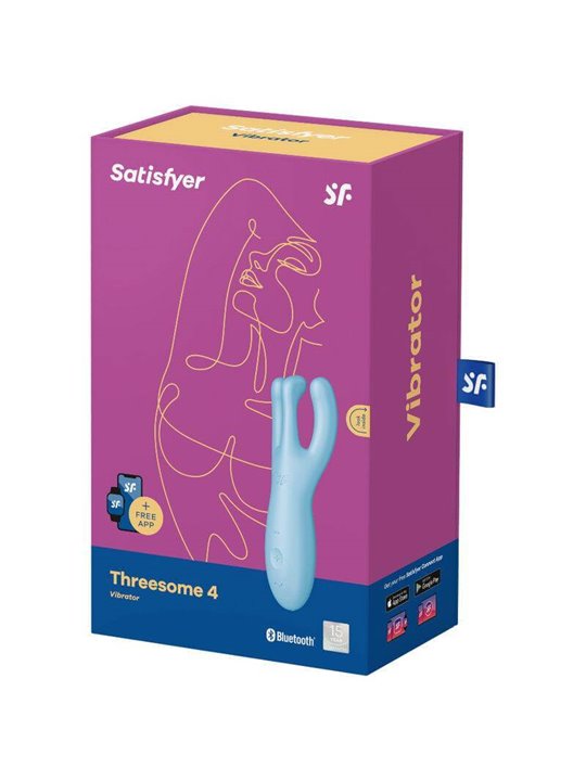 Satisfyer - Threesome 4 Vibrator App Blue