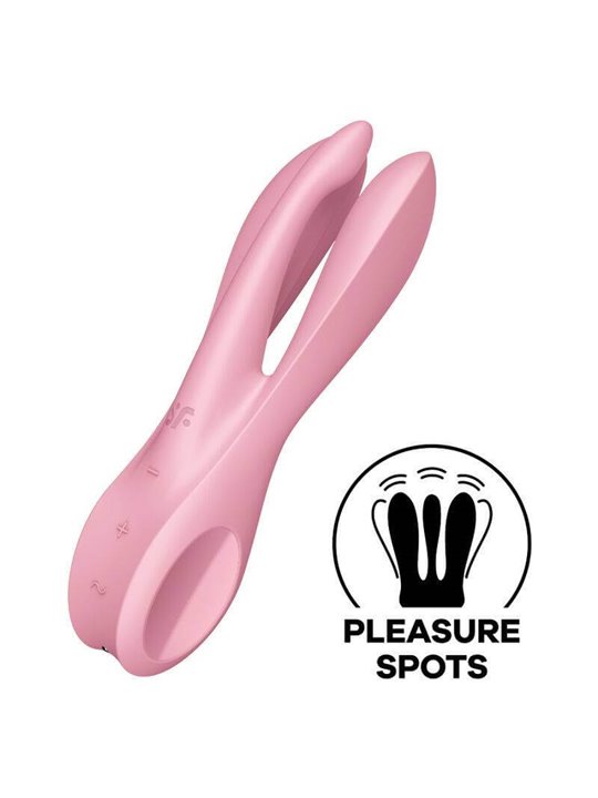 Satisfyer - Vibratore Threesome 1 Rosa