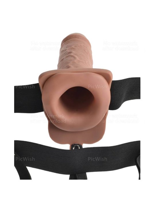 Fetish Fantasy Series - Dildo Fallo Indossabile 7Inch Hollow Strap On Remote