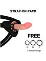 Rockarmy - Harness + Dual Density Tiger Realistic Dildo 14Cm