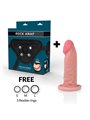 Rockarmy - Harness + Dual Density Tiger Realistic Dildo 14Cm