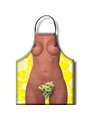 Diablo Picante - Kitchen Apron with Naked Woman and Grapes