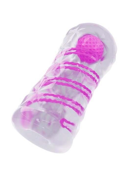 Pretty Love - Fantasy Male Masturbator With Internal Spiral And Balls Transparent