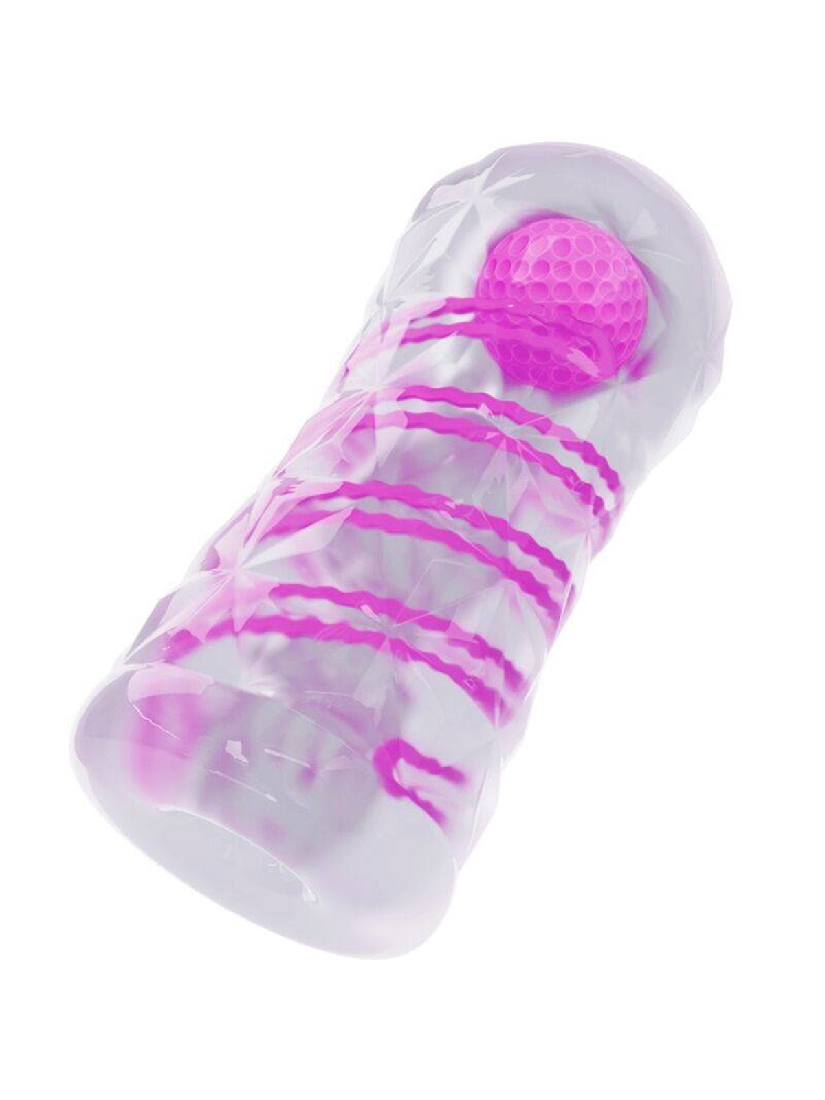 Pretty Love - Fantasy Male Masturbator With Internal Spiral And Balls Transparent