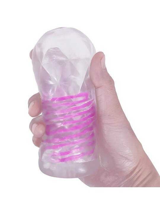Pretty Love - Fantasy Male Masturbator With Internal Spiral And Balls Transparent