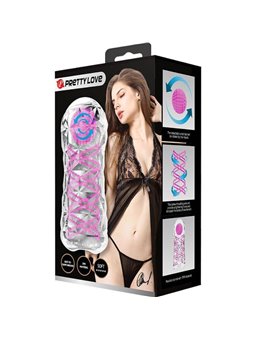 Pretty Love - Fantasy Male Masturbator With Internal Spiral And Balls Transparent