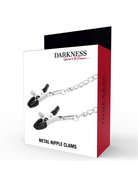 Darkness - Pinze Strizza Capezzoli Morsetti Nipple Regolabili Metal