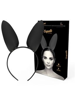 Coquette Chic Desire - Cerchietto con Orecchie di Coniglio - Nero