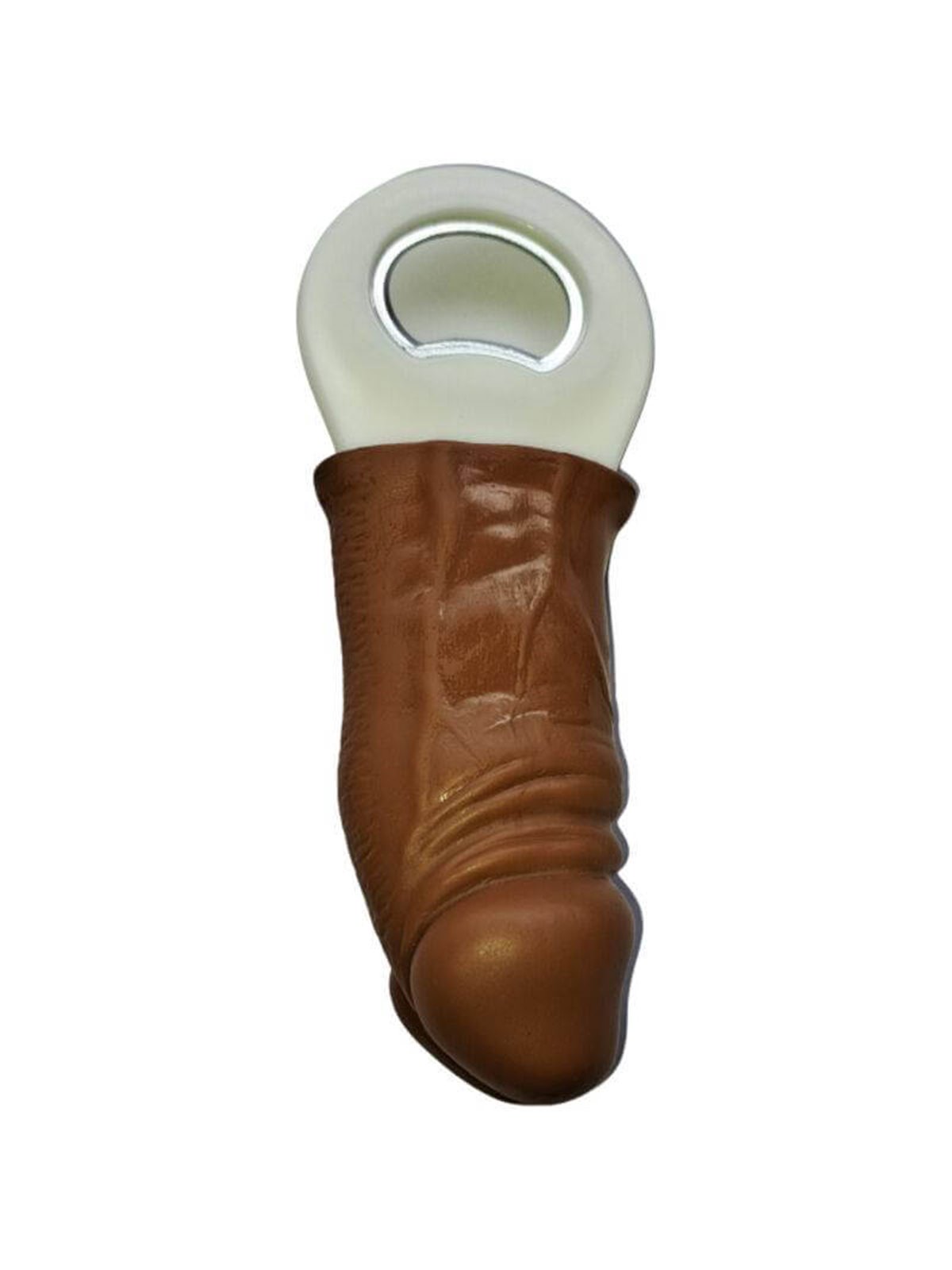 Diablo Picante - Brown Rubber Penis Shaped Opener