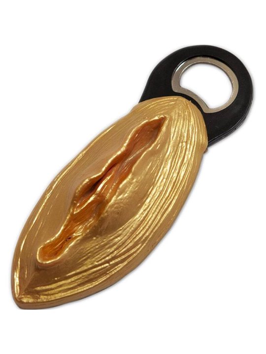 Diablo Picante - Golden Vagina Shaped Opener