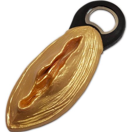 Diablo Picante - Golden Vagina Shaped Opener