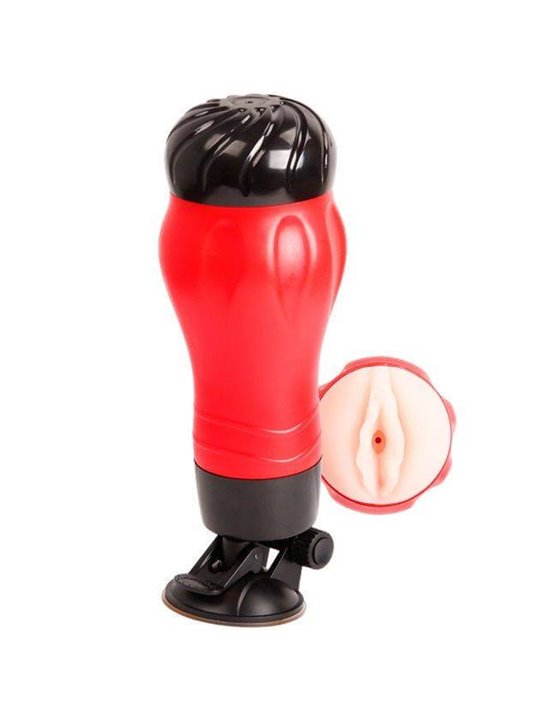 Crazy Bull Flora - Masturbatore Maschile a Forma di Vagina e Base con Ventosa