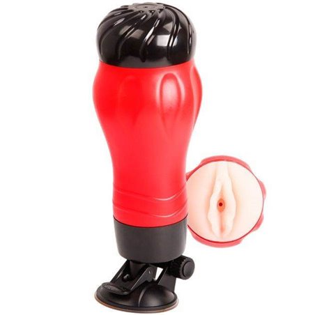 Crazy Bull Flora - Masturbatore Maschile a Forma di Vagina e Base con Ventosa