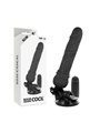 Basecock - Realistic Vibrator Remote Control Black 19.5 CM