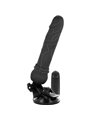 Basecock Twix - Vibratore Realistico con Ventosa 19,5X4X3,5 CM Nero