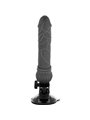 Basecock Twix - Vibratore Realistico con Ventosa 19,5X4X3,5 CM Nero
