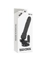 Basecock Twix - Vibratore Realistico con Ventosa 19,5X4X3,5 CM Nero