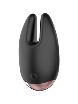 Coquette Chic Desire - Massaggiatore Clitorideo Doppio 10 Velocità - Nero/Oro