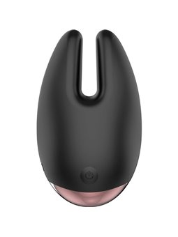 Coquette Chic Desire - Massaggiatore Clitorideo Doppio 10 Velocità - Nero/Oro