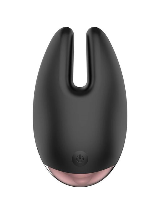 Coquette Chic Desire - Massaggiatore Clitorideo Doppio 10 Velocità - Nero/Oro
