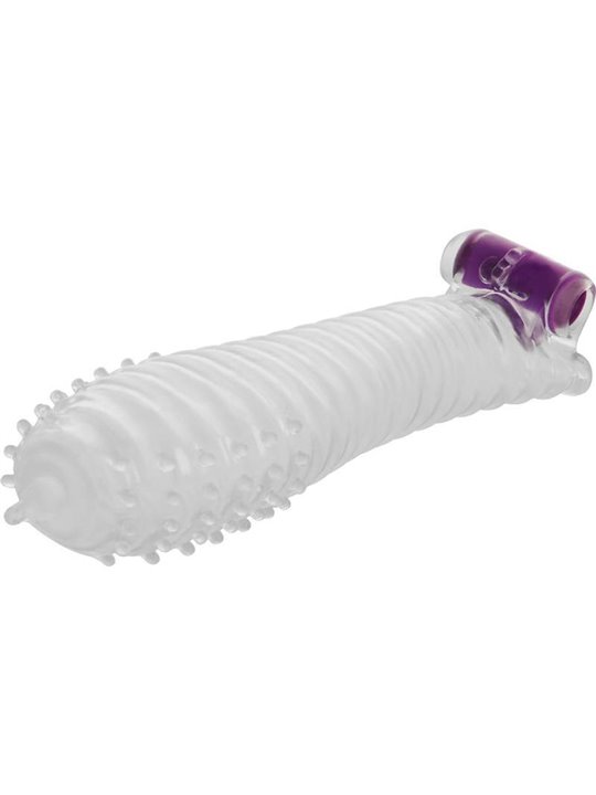 Ohmama - Textured Penis Sheath with Vibrating Bullet 5X15 CM