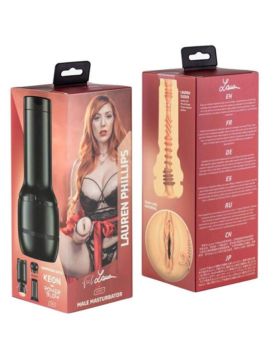 Kiiroo Feel - Masturbatore Vagina Realistica in Silicone di Lauren Phillips
