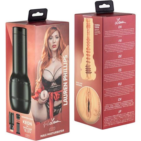 Kiiroo Feel - Masturbatore Vagina Realistica in Silicone di Lauren Phillips