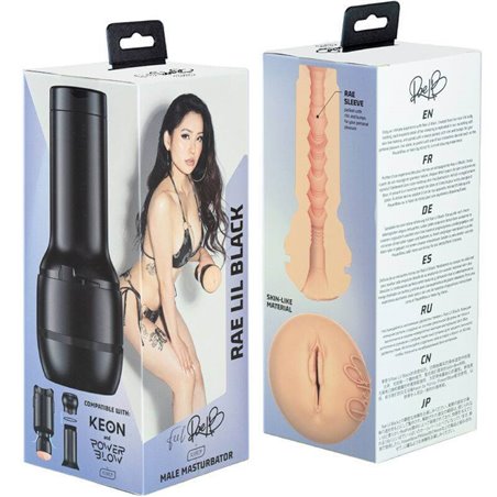 Kiiroo Feel - Masturbatore Vagina Realistica in Silicone di Rae Lil Black