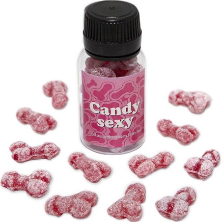 Diablo Picante - Candy Sexy Jar Of 12 Strawberry-Cherry Flavor Gummies