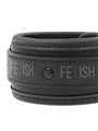 Fetish Submissive - Collare e Polsini in Pelle Vegana con Fodera in Neoprene