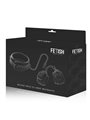 Fetish Submissive - Collare e Polsini in Pelle Vegana con Fodera in Neoprene