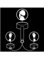 Fetish Submissive - Polsini e Collare in Pelle Vegana con Fodera in Neoprene