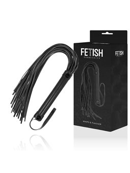 Fetish Submissive - Frusta in Pelle Vegana Nera